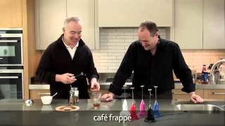 How to make a frappé coffee using an aerolatte milk frother [upl. by Sammer]