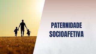 Paternidade socioafetiva [upl. by Johna]