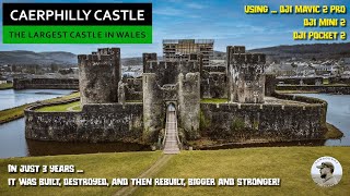 Caerphilly Castle  The Largest in Wales 2nd in Britain [upl. by Nalak]