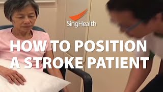 How To Position A Stroke Patient [upl. by Dianuj]