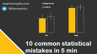 Ten Statistical Mistakes in 5 Min [upl. by Haramat]