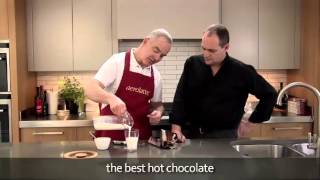 How to make a hot chocolate using an aerolatte milk frother [upl. by Gervase]